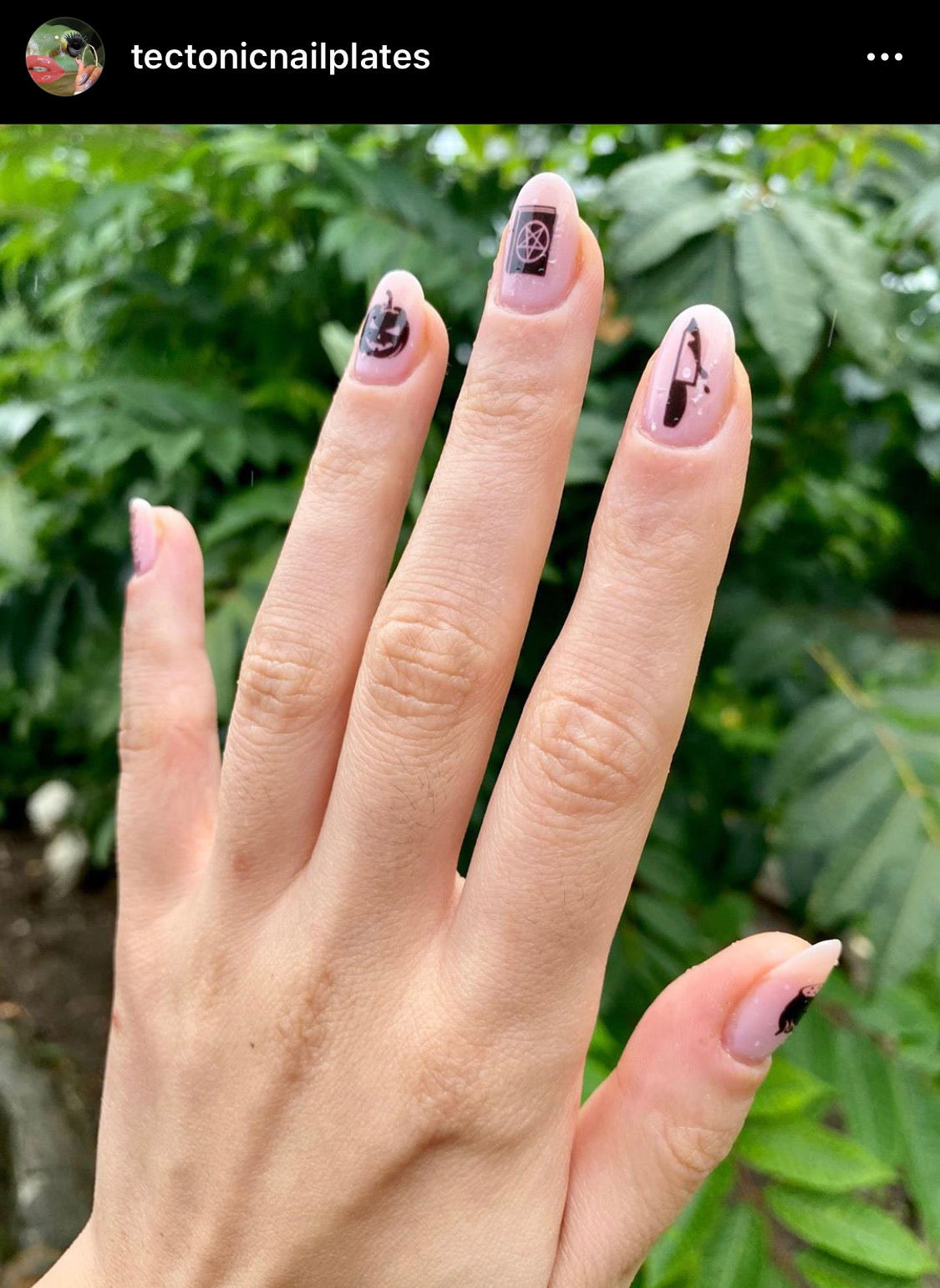 Halloween Horror Nail Decals - Moon Goddess Market
