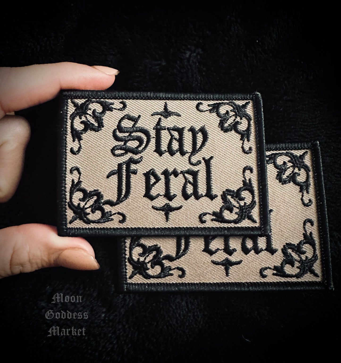 Stay Feral Iron On Patch