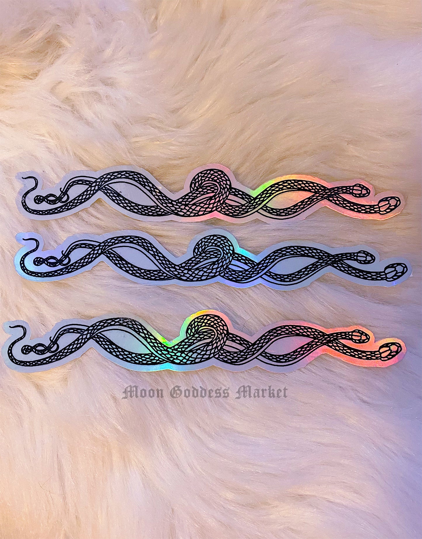 Large Serpent Sticker 7” x 1” - Moon Goddess Market