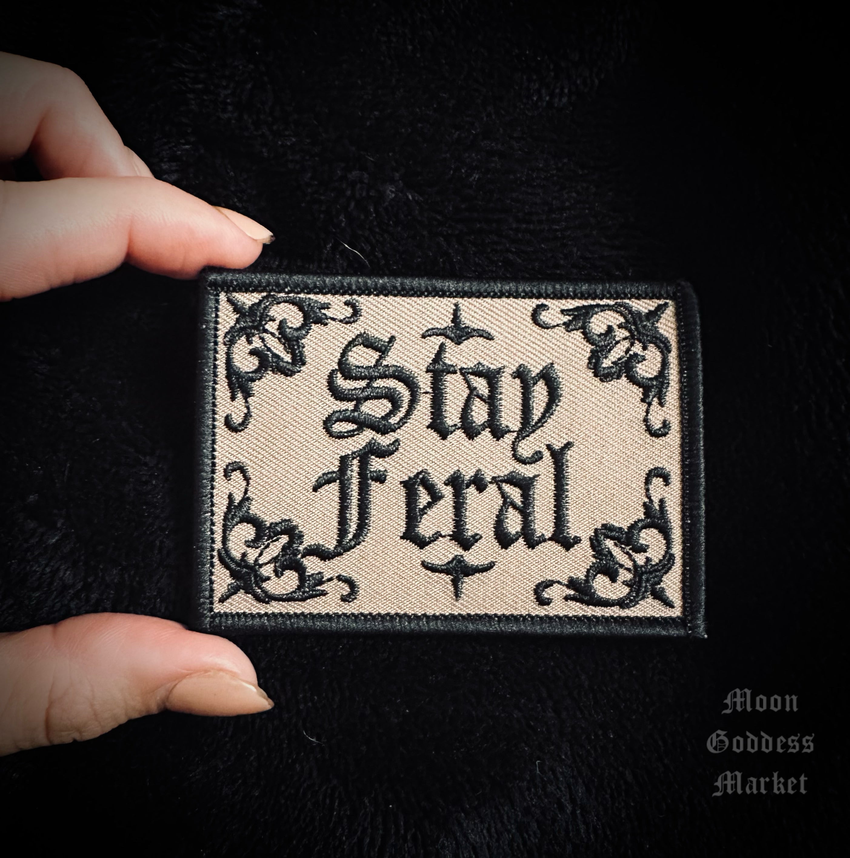 Stay Feral Iron On Patch