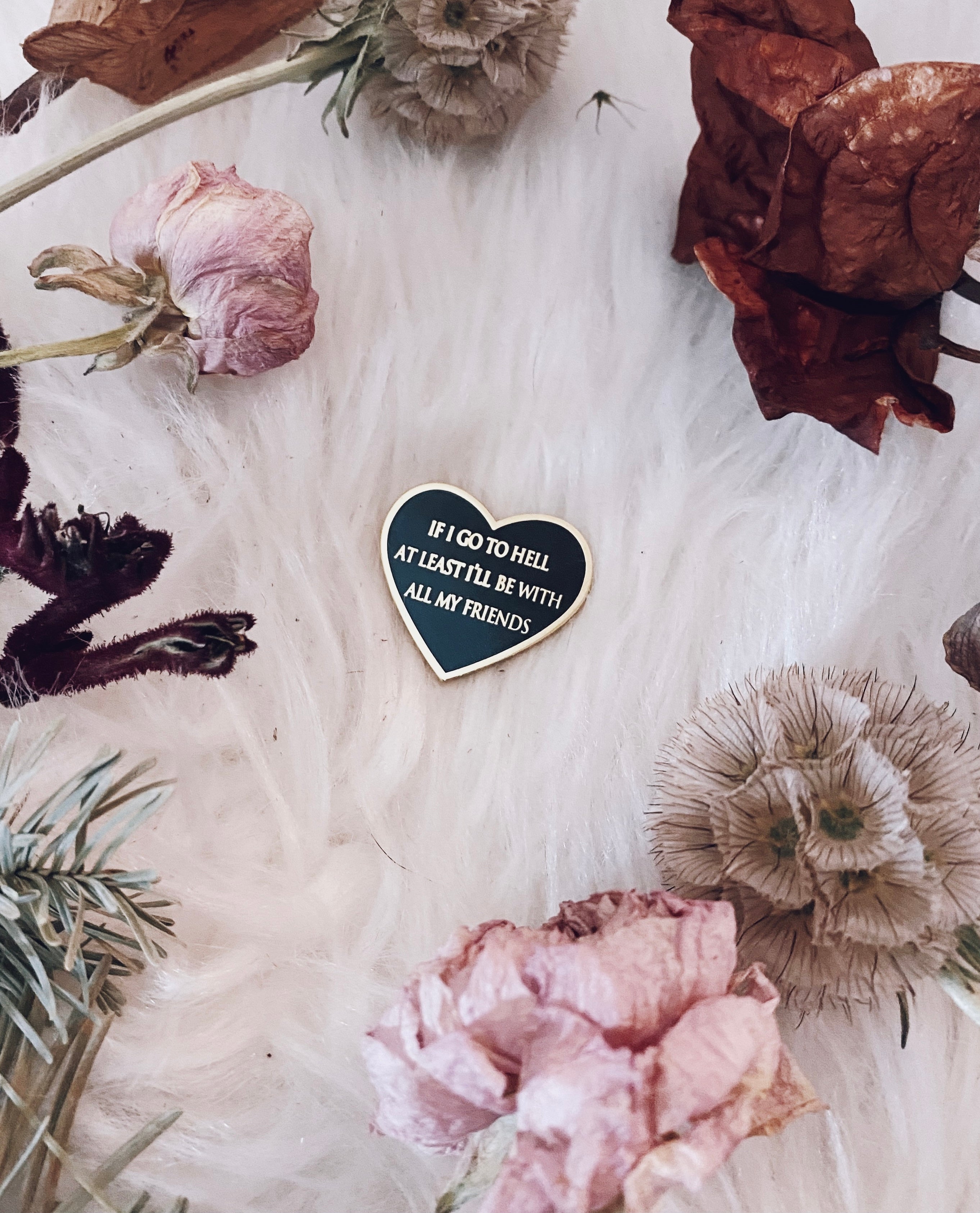 If I Go To Hell Lapel Pin - Moon Goddess Market