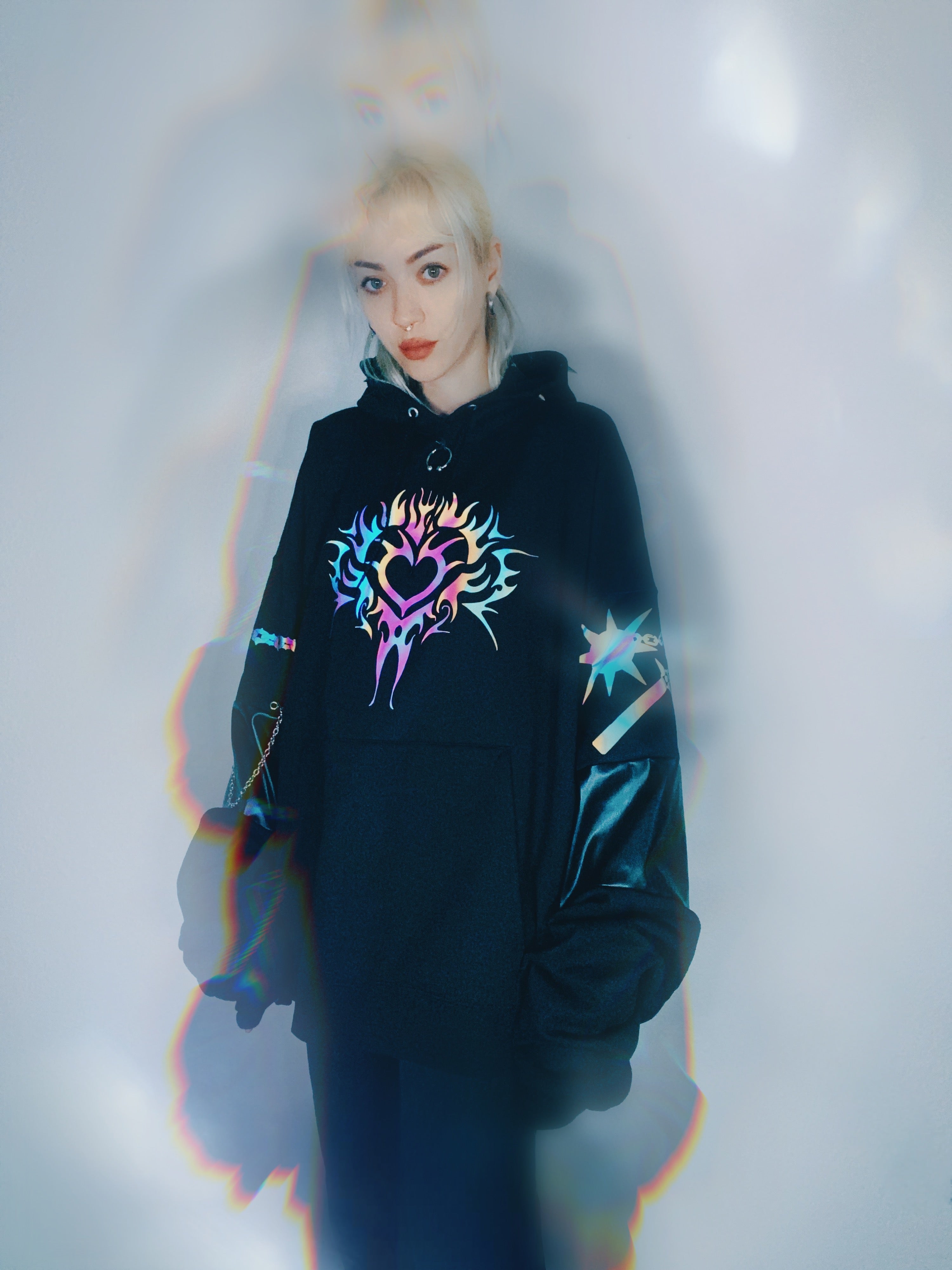 OOAK Oversized XXL Hoodie - Moon Goddess Market
