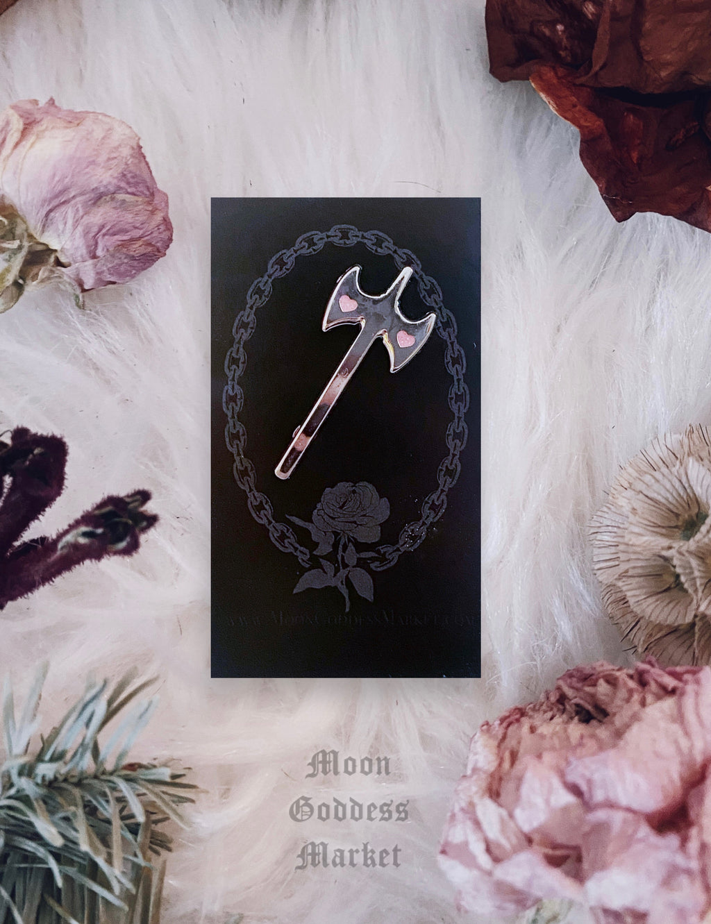 Battle Axe Lapel Pin - Moon Goddess Market
