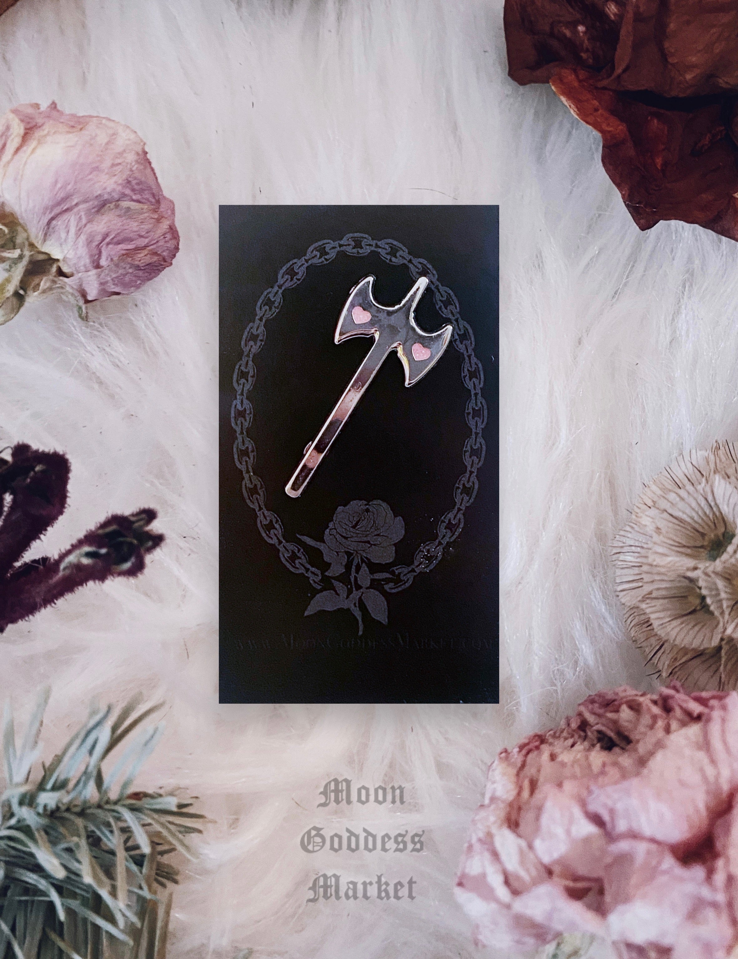 Battle Axe Lapel Pin - Moon Goddess Market