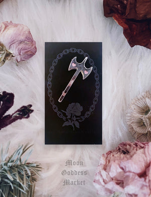 Battle Axe Lapel Pin - Moon Goddess Market